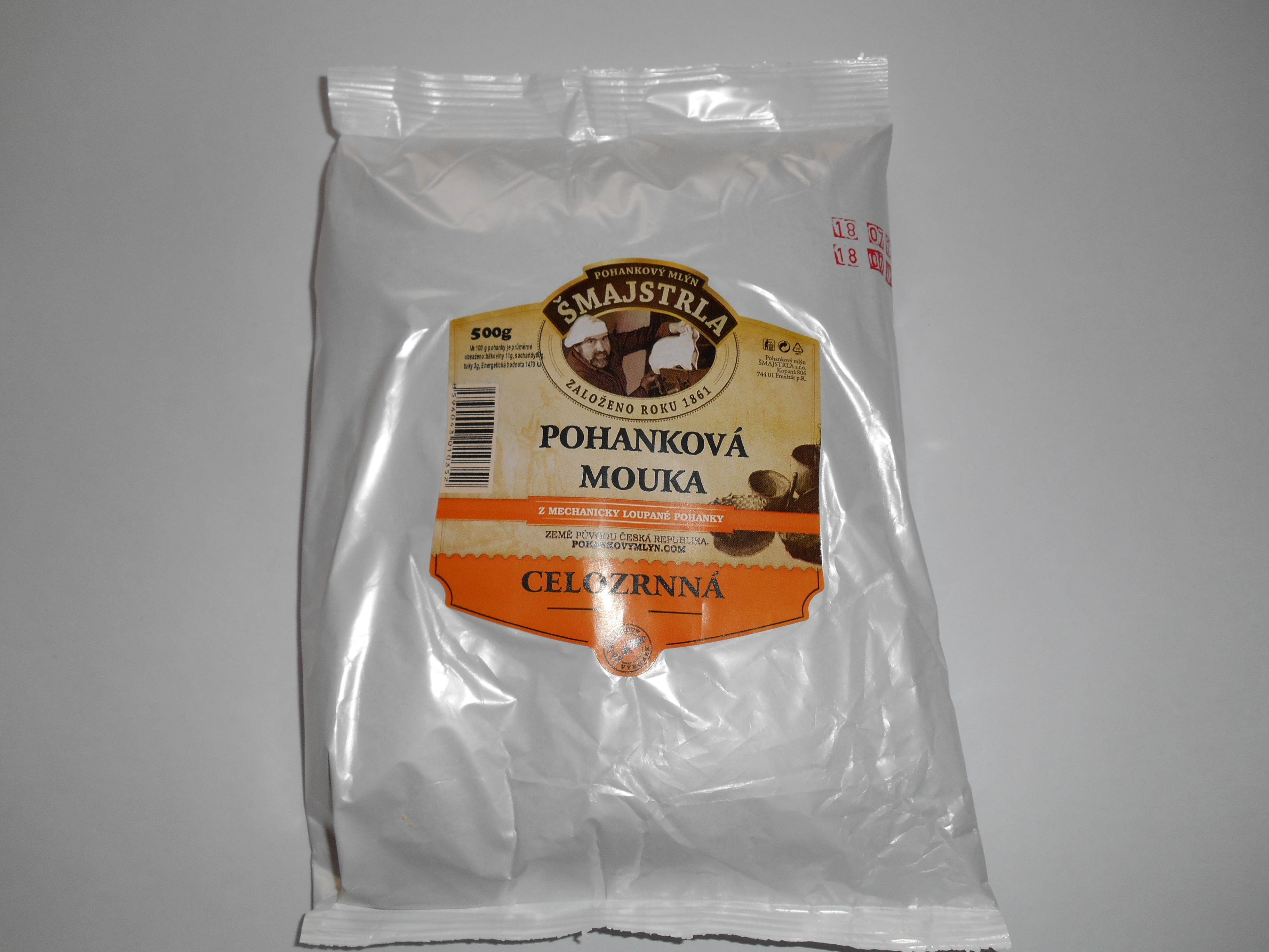 POHANKOVÁ MOUKA 500 g CELOZRNNÁ