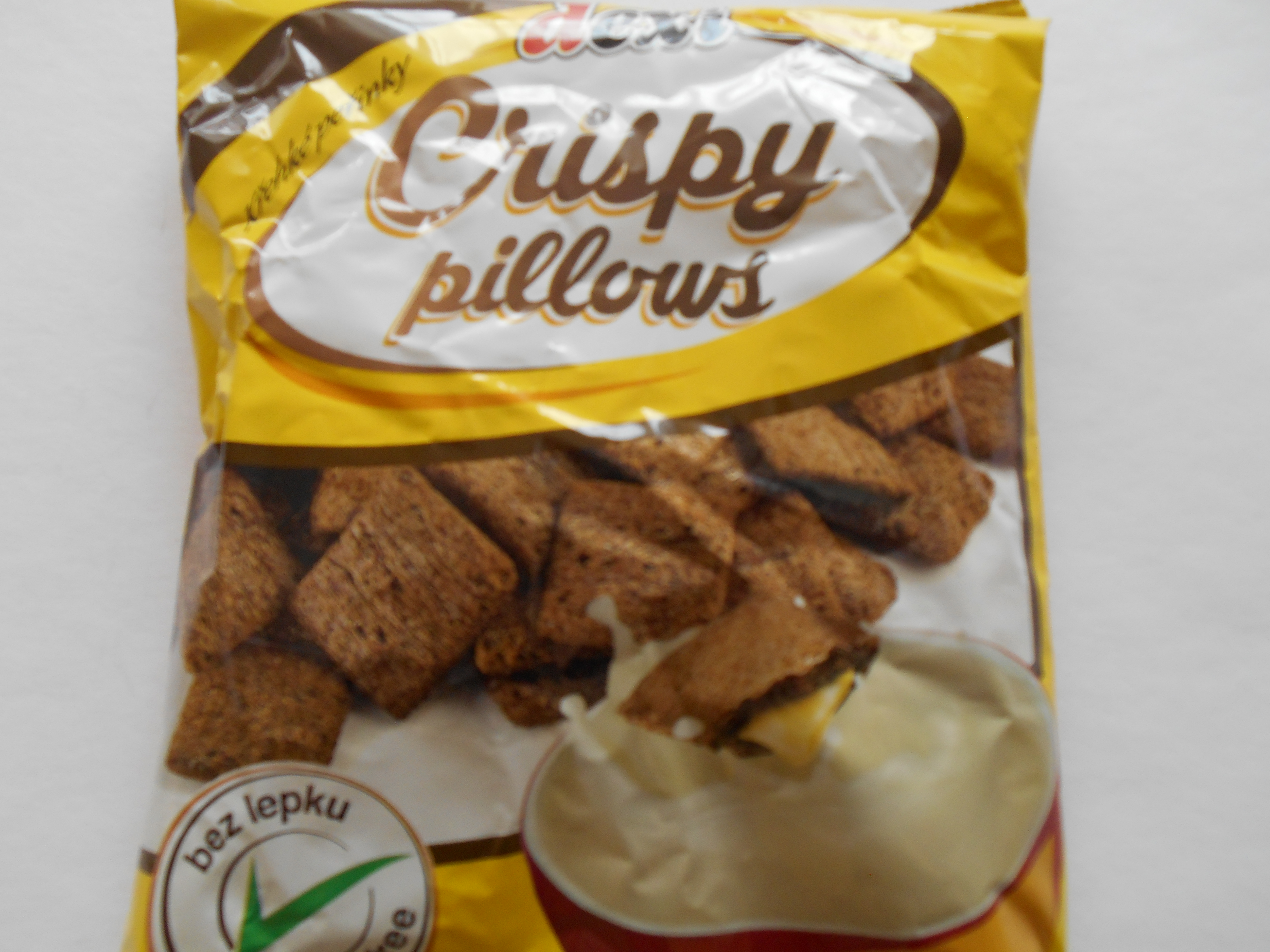 CRISPY PILLOWS 150 g s vanilkovou náplní