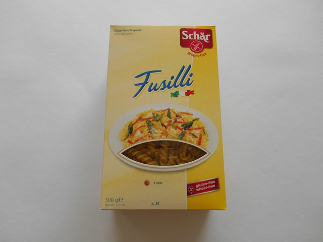 FUSILLI 250 g bezlepkové těstoviny