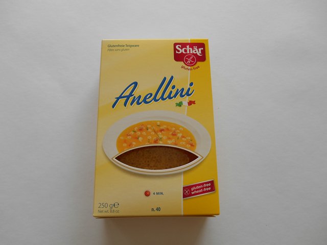 ANELLINI 250 g bezlepkové těstoviny