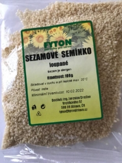 SEZAMOVÉ SEMÍNKO  loupané 100 g