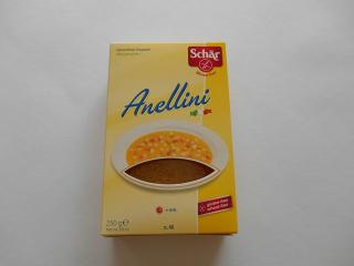 ANELLINI 250 g bezlepkové těstoviny